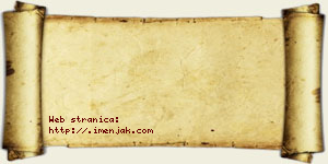 Jana Šaranac vizit kartica